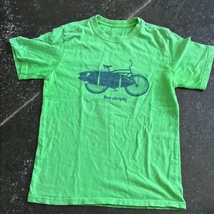 Patagonia Kids T-Shirt with Bicycle Print